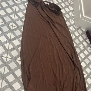 Zara Chocolate Brown Maxi Skirt
